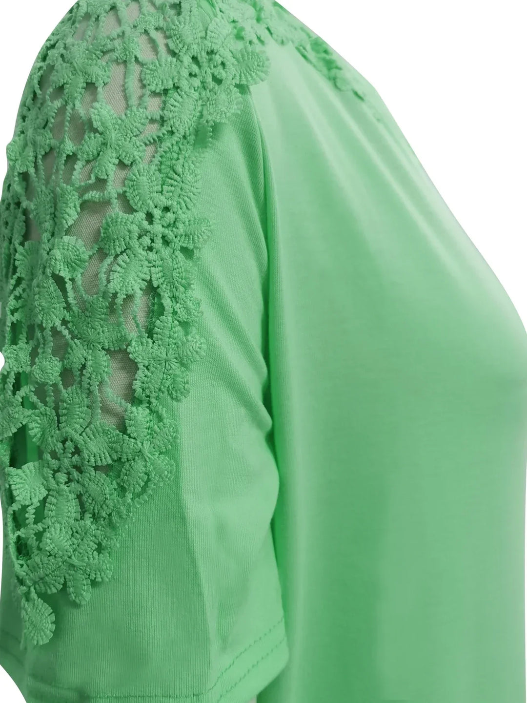 Ancuta – Elegantes Sommer Kurzarm T Hemd Mit Spitze