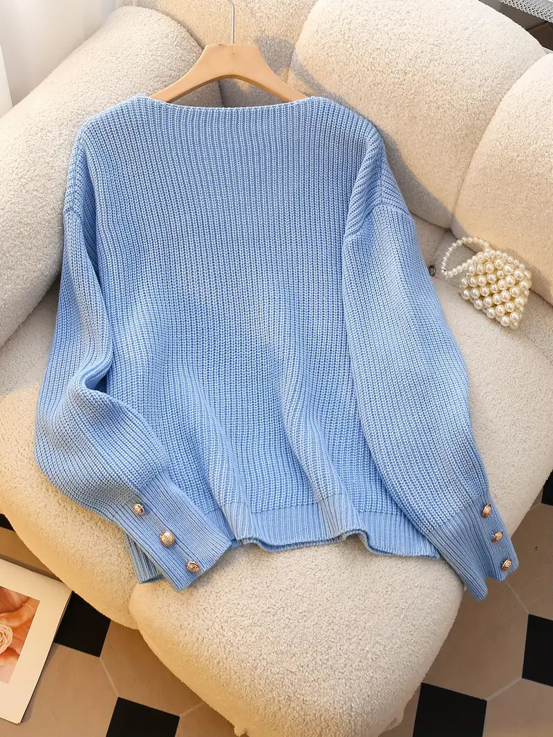 ANTONELLA V-HALS SWEATER