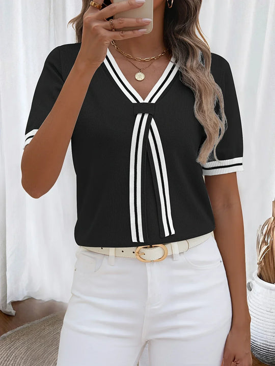 BRUNELLA TOP MET STRIK