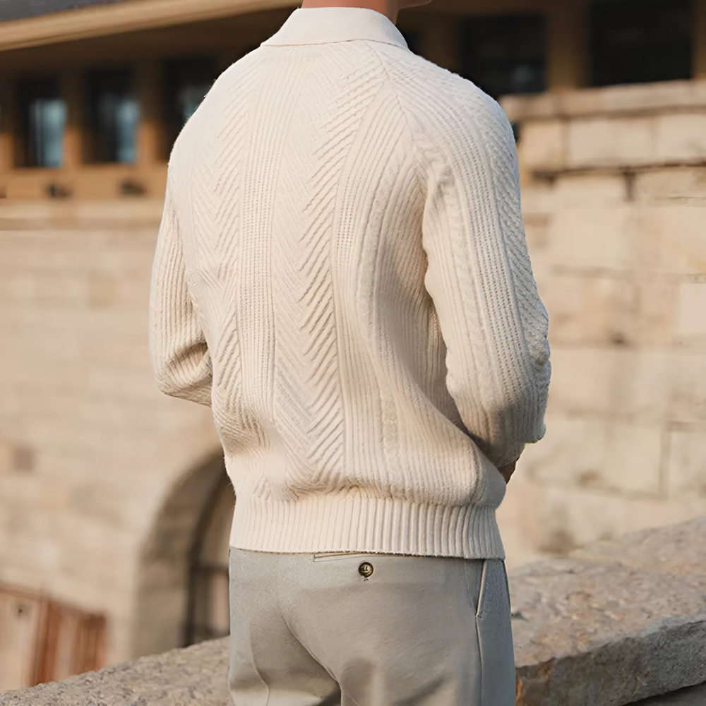 THE ROBIN POLO SWEATER