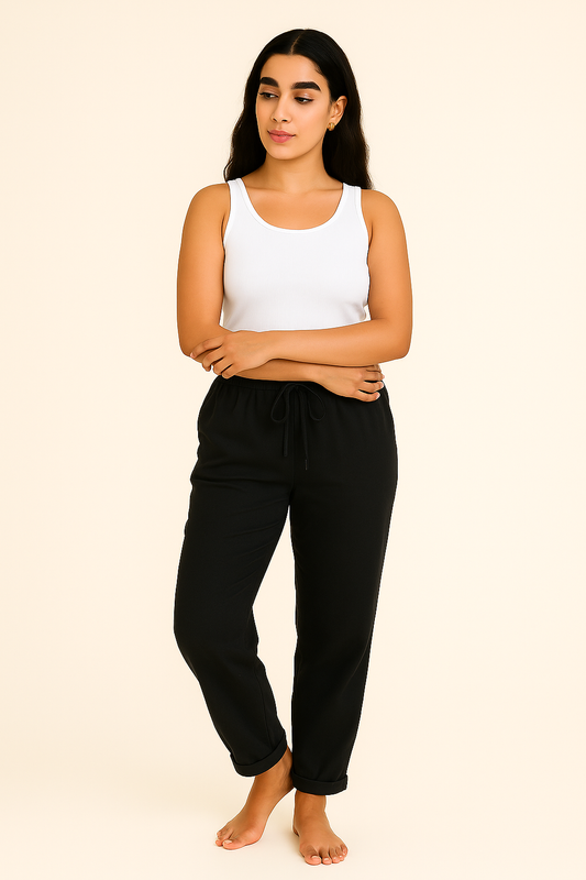 MALLORCA LINNEN BROEK MET STRETCH