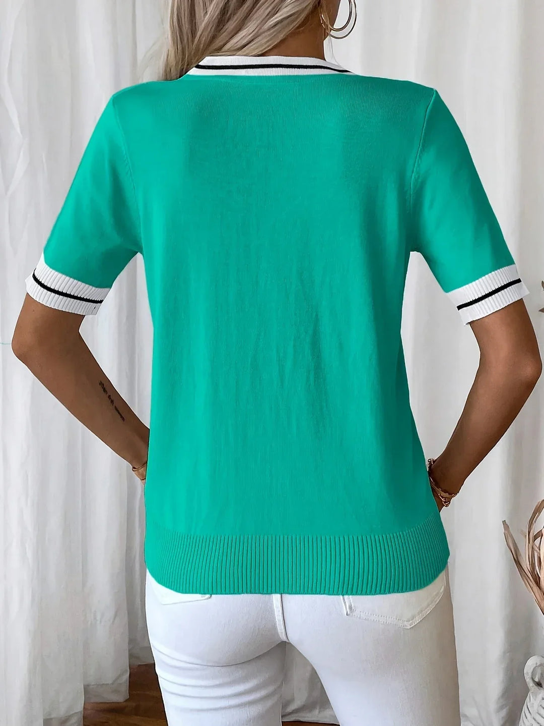 BRUNELLA TOP MET STRIK