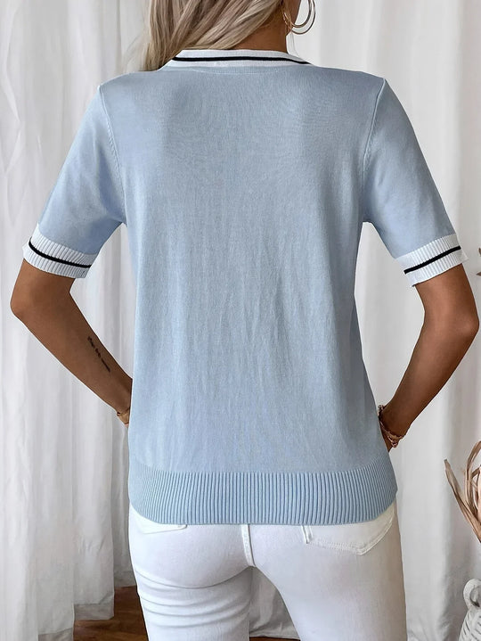 BRUNELLA TOP MET STRIK